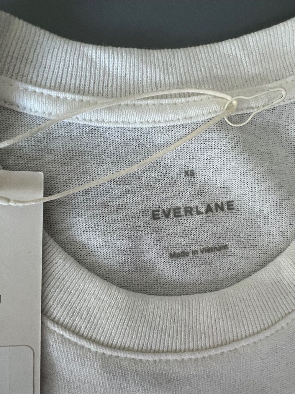 New Everlane THE PREMIUM-WEIGHT CREW Uniform in White Size XS - Picture 5 of 11
